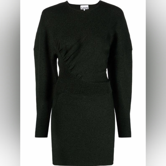 NWT GANNI CONSCIOUS KNIT DRESS - Picture 2 of 5